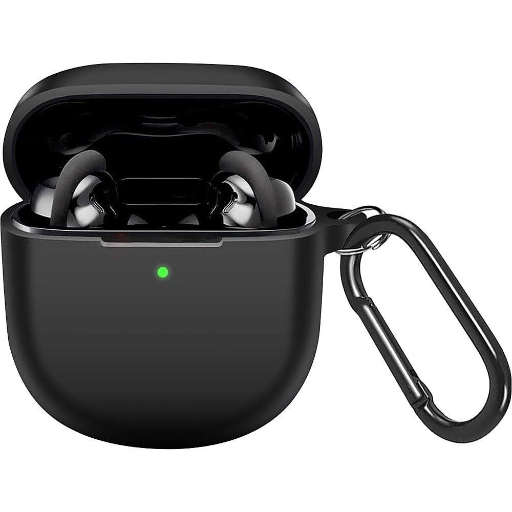 ZERODAMAGE SAHARA CASE SaharaCase Anti-Slip Silicone Case for Bose QuietComfort II Headphones [Rugged] Full Body Protection Antislip Grip Slim with Carabiner Clip - Black