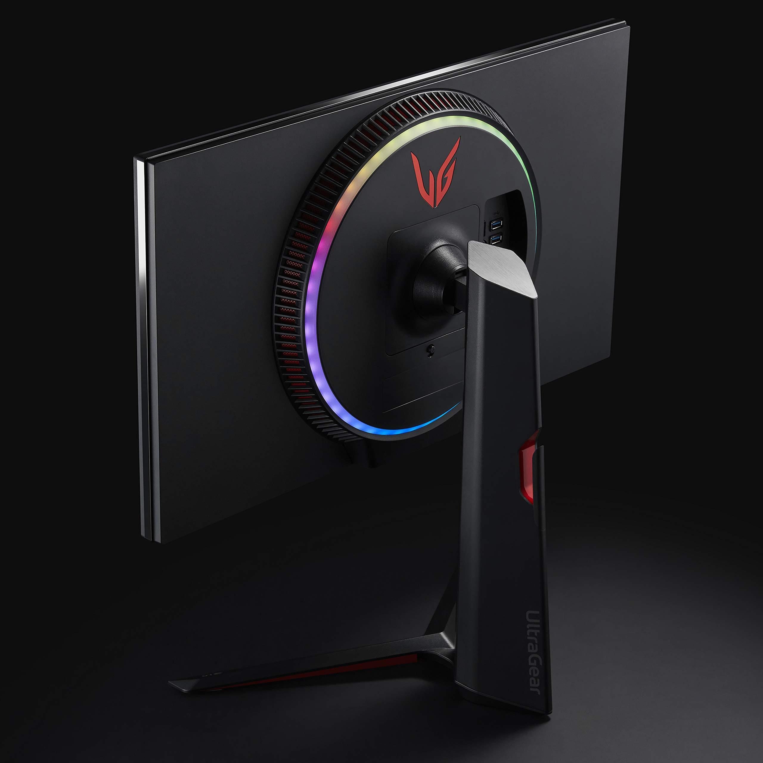 LG LG 27GN950-B UltraGear Gaming Monitor 27 UHD (3840 x 2160) Nano IPS Display, 1ms Response Time, 144Hz Refresh Rate, G-SYNC Compatibility, AMD FreeSync Premium Pro, Tilt/Height/Pivot Adjustable Stand