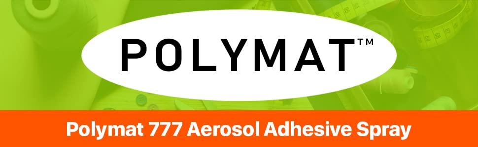Polymat 4 Cans of Polymat 777 Foam Speaker Box Carpet Car Auto Liner and Fabric Spray Glue Adhesive