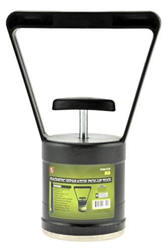 SE SE Magnetic Separator Pick-Up Tool with Quick Release - 8 lb Capacity, Rubberized Grip Handle, Ideal for Metal Shavings and Ferrous Object Retrieval PM6550