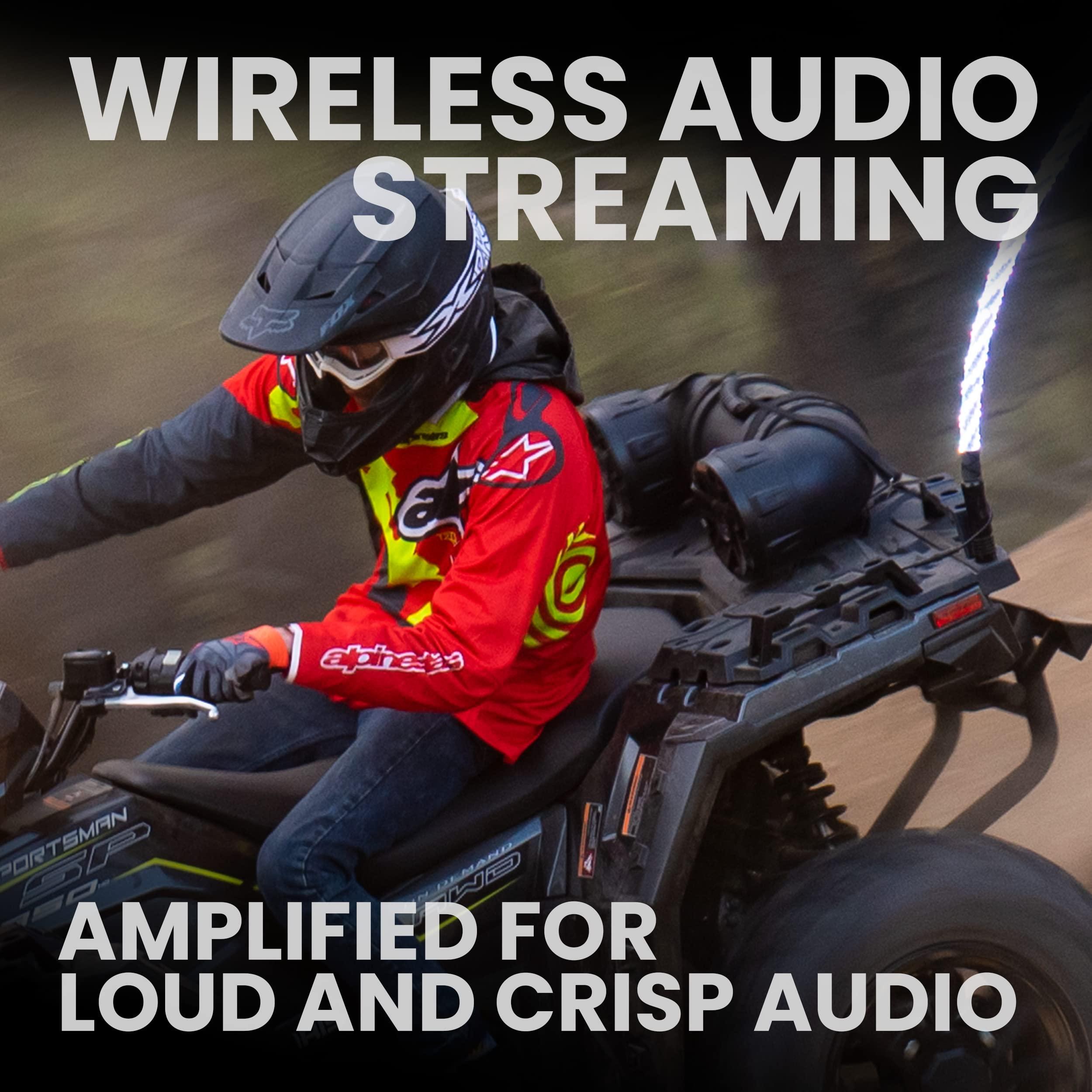BOSS Audio Systems BOSS Audio Systems ATV8BRGB ATV UTV Sound System - 8 Inch Speakers, 1.5 Inch Tweeters, Full Range, IPX5 Weatherproof, Bluetooth, Built-in Amplifier, Multi-Color Illumination, Golf Cart Compatible