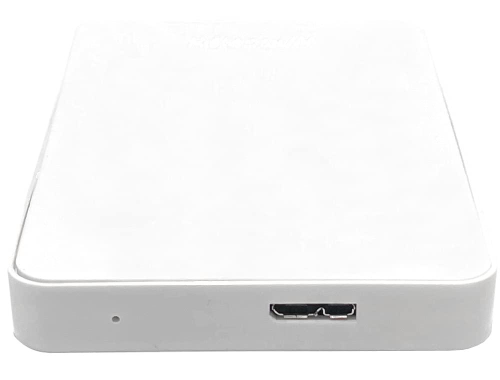 Avolusion Avolusion Z1-S 500GB USB 3.0 Portable External Gaming Hard Drive - White (for PS4, Pre-Formatted) - 2 Year Warranty (Renewed)