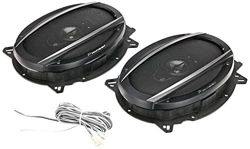 PIONEER Pioneer TS-A6970F, 4-Way Car Audio Speakers, Full Range, Clear Sound Quality, Easy Installation and Enhanced Bass Response, 6 x 9 speakers,Black