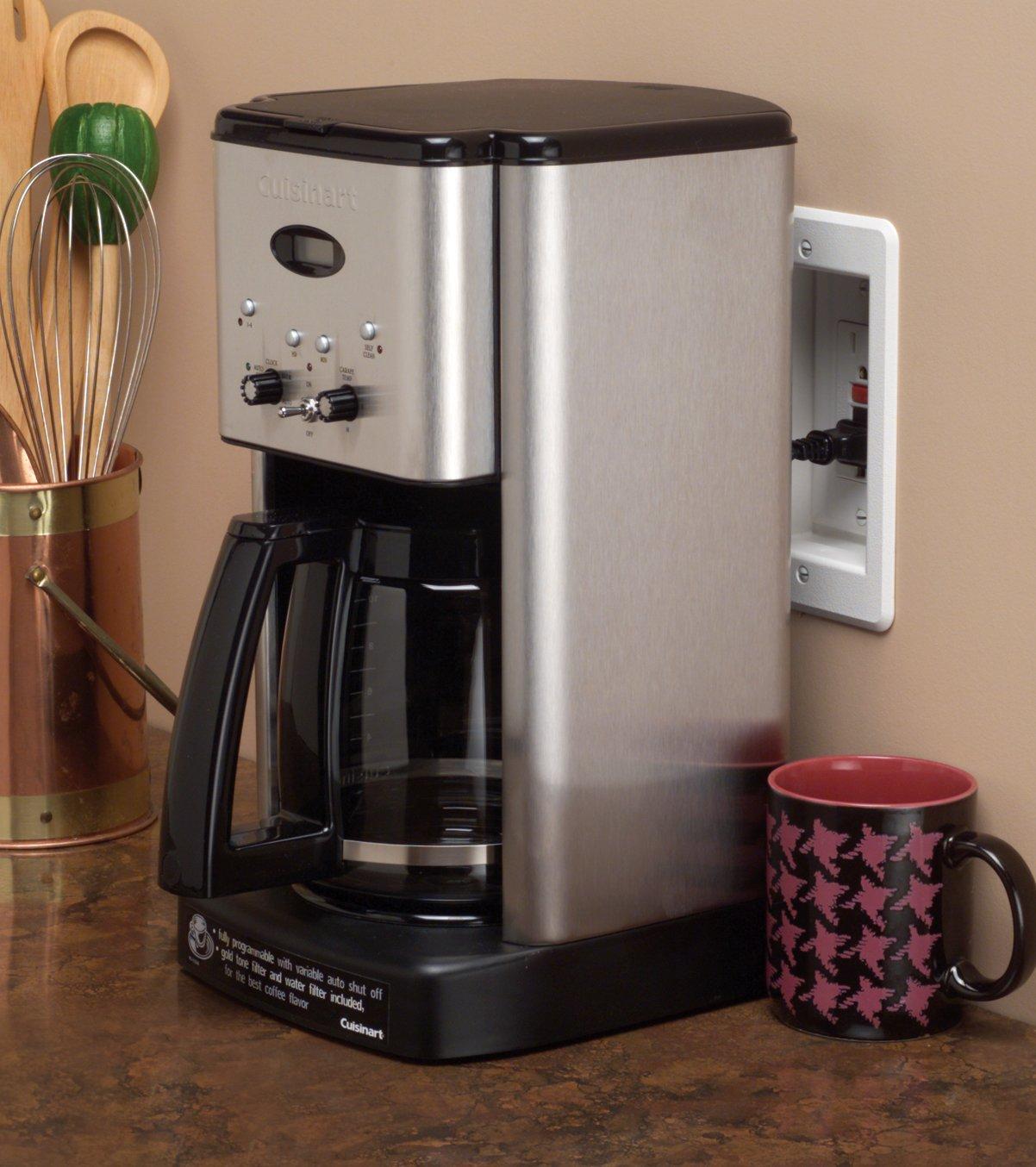 Arlington Industries Arlington DVFR1W-1 Recessed Electrical/Outlet Mounting Box, Single Gang