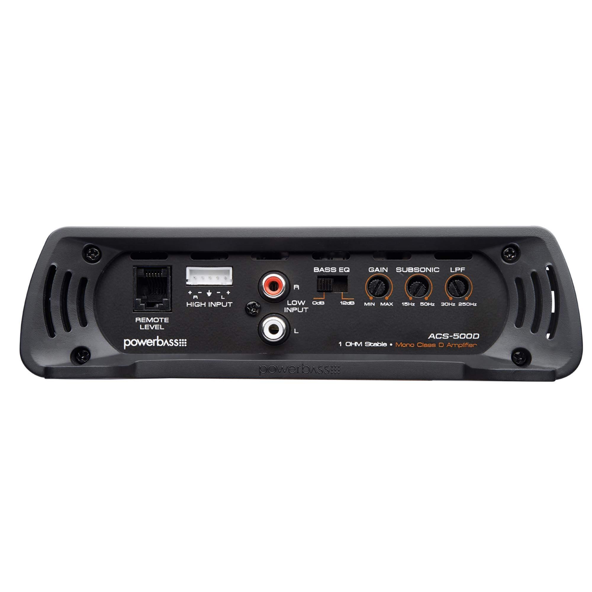PowerBass PowerBass ACS-500D - 500 Watt x 1 @ 1-Ohm Amplifier
