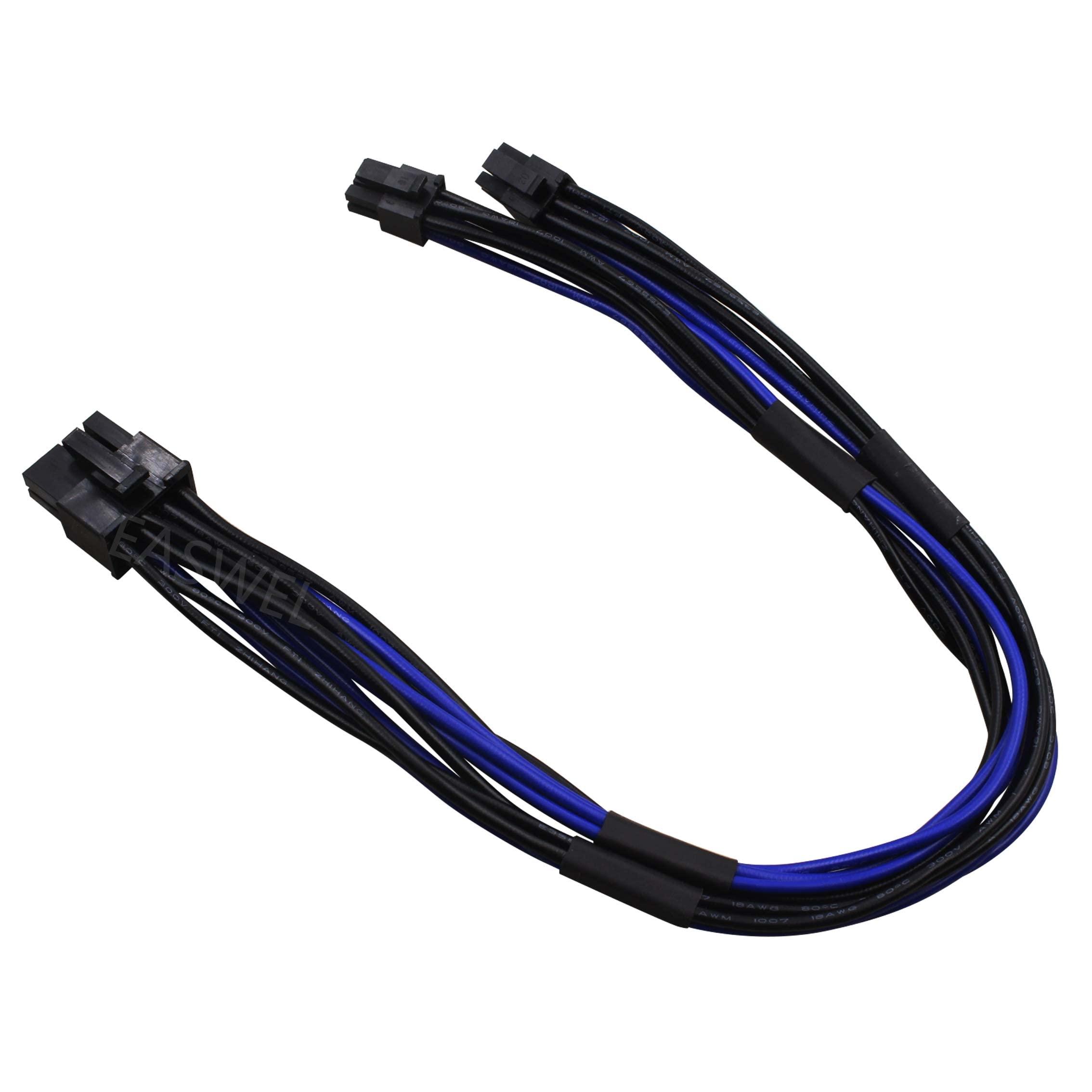 DirectNine Basics Dual Mini 6 Pin to 8 Pin PCI Express Video Card Power Adapter Cable for Mac Pro