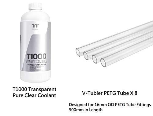 Thermaltake Thermaltake Pacific CL360 Max D5c Res/Pump 16.8 Million Color RGB (Alexa, Razer Chroma) Software Enabled Copper Radiator PETG Hard Tube Water Cooling Kit CL-W259-CU00SW-A