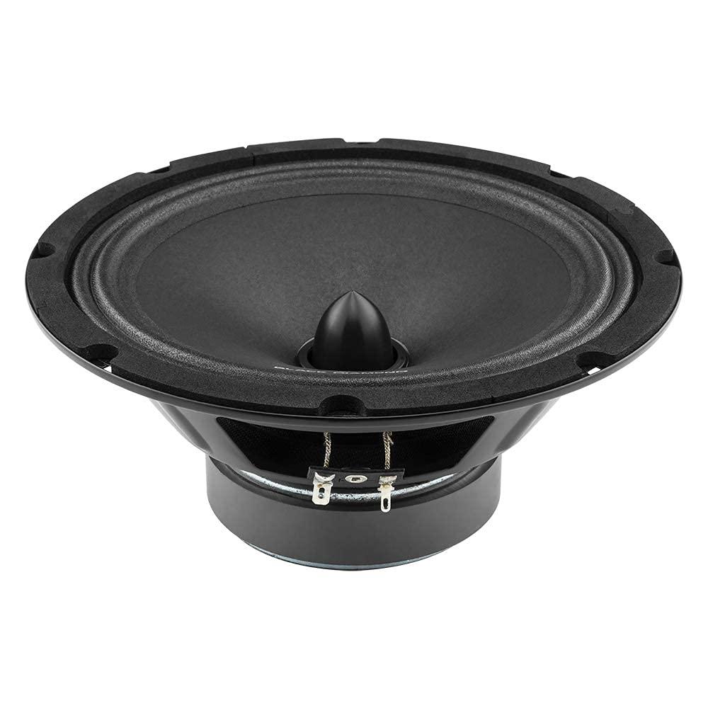 BLACK DIAMOND Pair of Black Diamond 8" 140 Watts 4-Ohm Mid-Range Speakers with Bullet