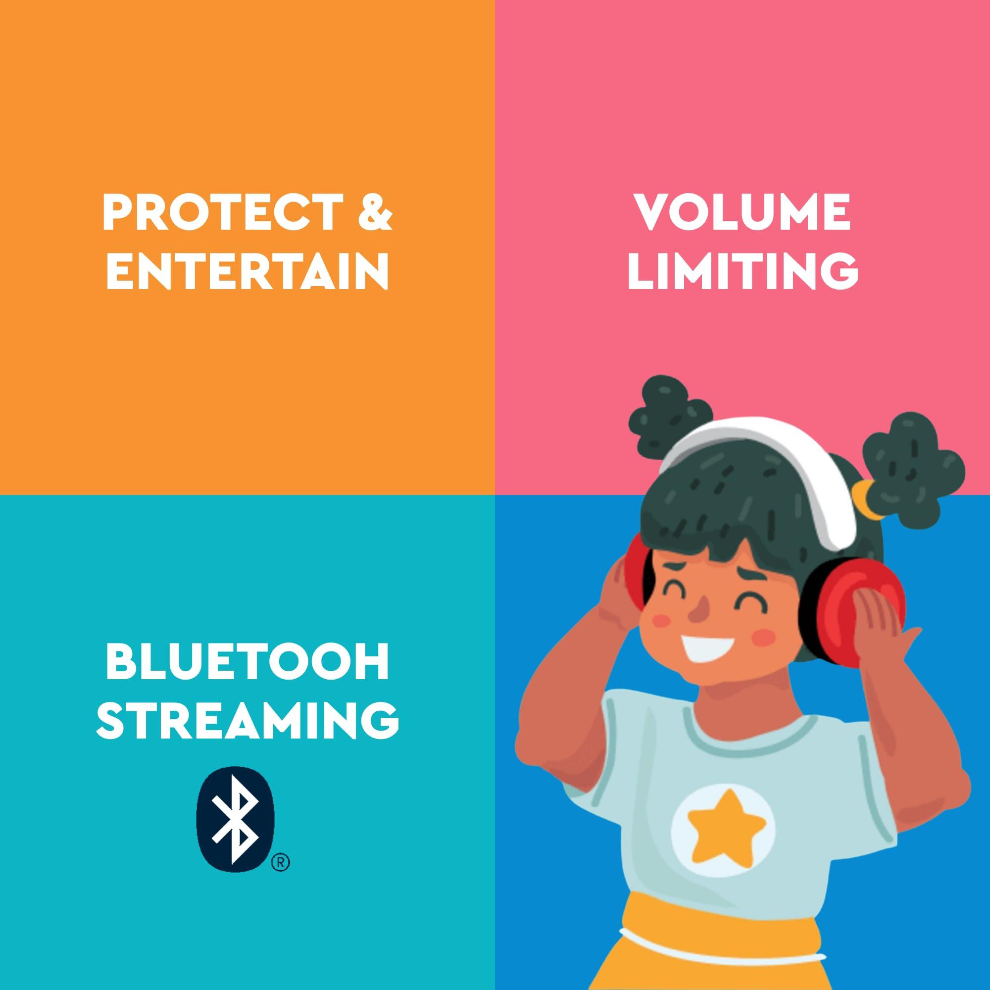 Lucid Audio Lucid Audio HearMuffs, Pastel Pink - Over-the-Ear Noise Reducing Hearing Protection for Infants & Toddlers - Fits Kids Ages 0-4