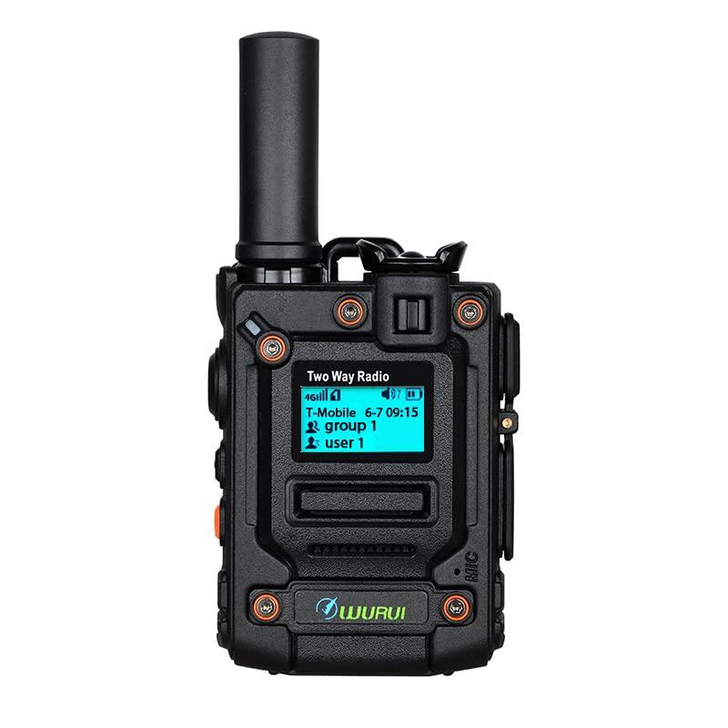 TXQ 2 Pieces K300 Global-PTT Two-Way Radios 4G LTE Connectivity Long Range Communication, Up to 5000 Miles (2greenwithSIM)
