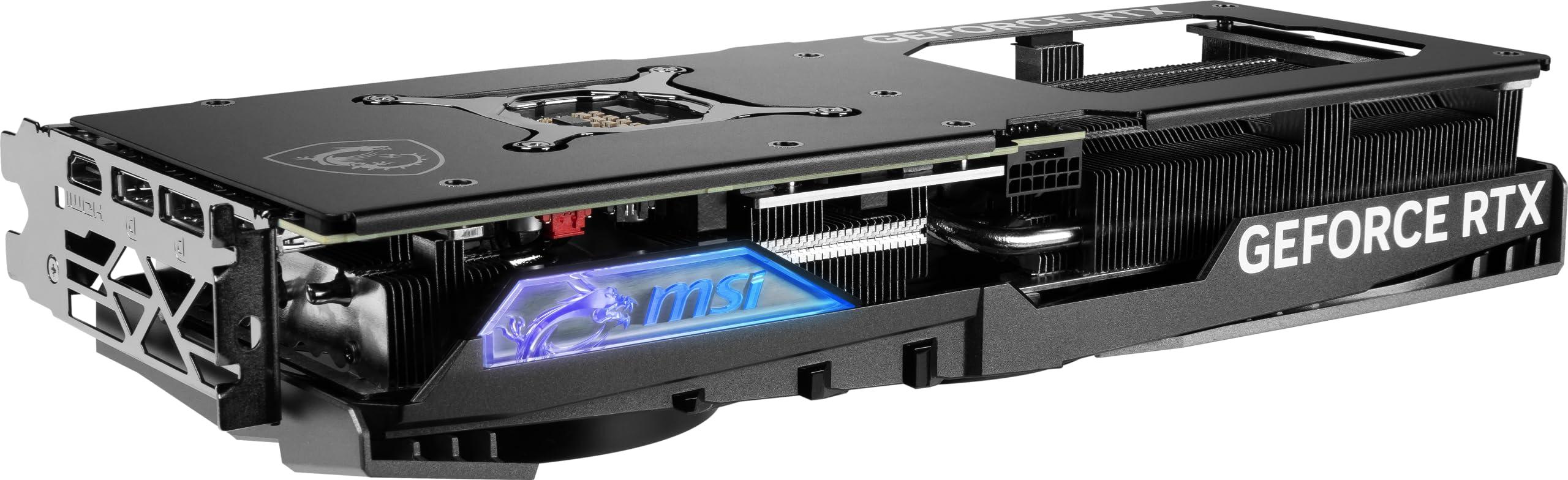 MSI MSI GeForce RTX 4070 Ti GAMING X SLIM 12G Graphics Card - RTX 4070 Ti GPU, 12GB GDDR6X (21Gbps/192-bit), PCIe 4.0-TRI FROZR 3 (3 x TORX Fan 5.0), Gaming & Silent Mode, RGB - HDMI 2.1, DisplayPort 1.4a