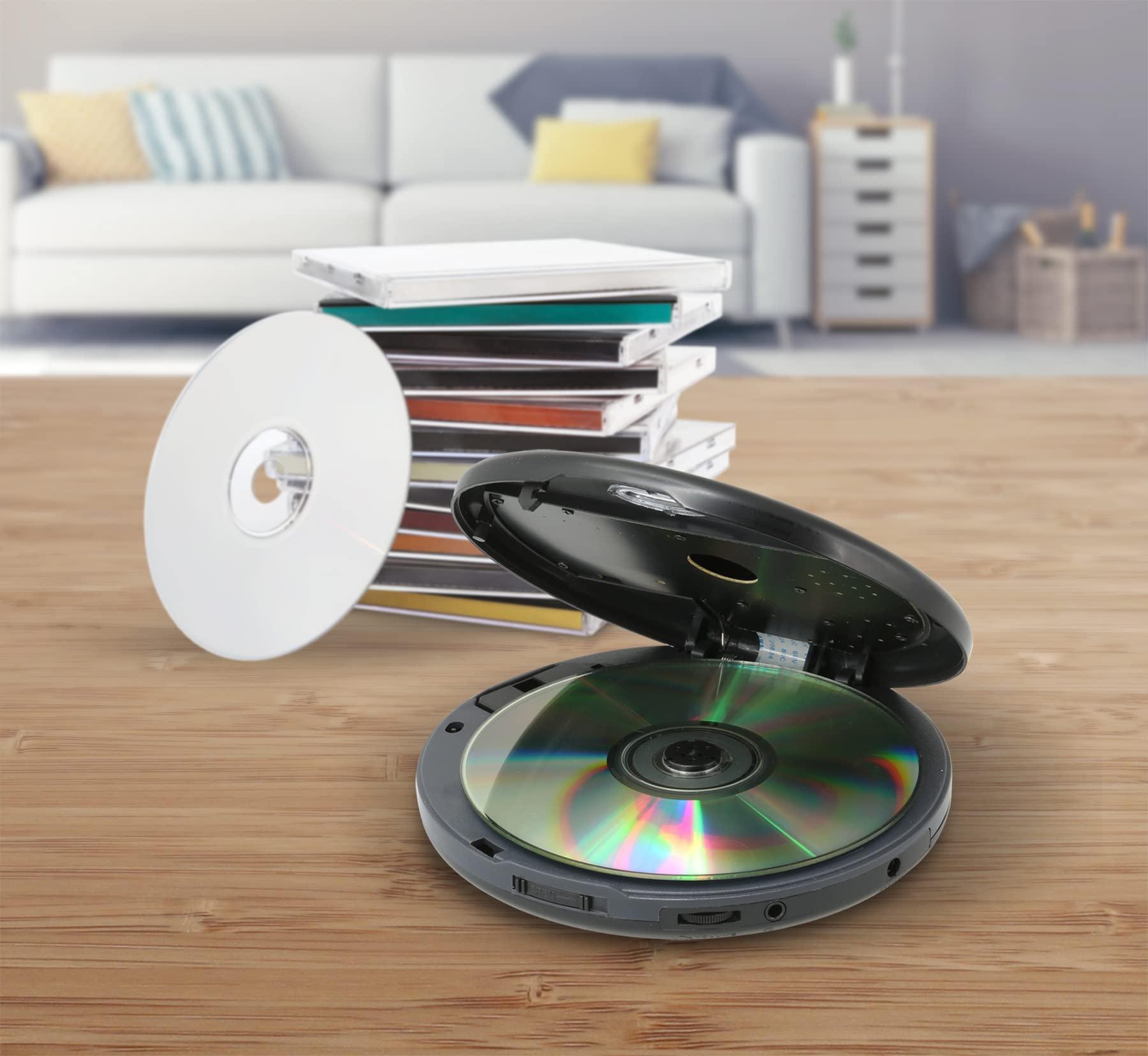 GPX GPX PC332B Portable CD Player with Anti-Skip Protection, FM Radio and Stereo Earbuds - Black