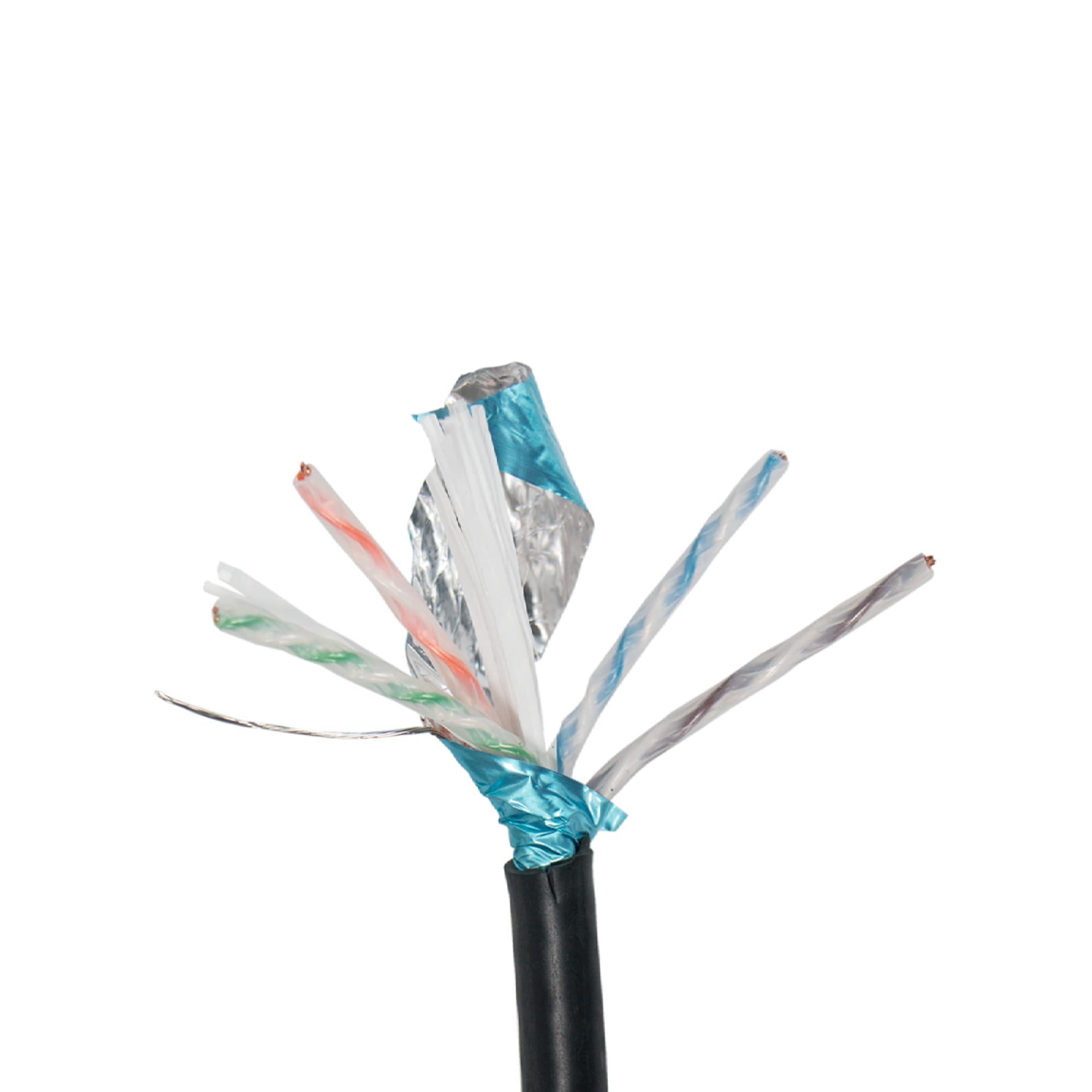 Elite Core Elite Core SUPERCAT6 |Ultra-Durable Shielded Tactical CAT6 | Booted RJ45 Connectors | 300\' ft, 300-ft (SUPERCAT6-S-RR-300)