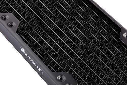 Corsair Corsair Hydro X Series, XR5 140 mm Water Cooling Radiator (Single 140mm Fan Mounts, Premium Copper Construction, Polyurethane Coating, Integrated Fan Screw Guides) Black