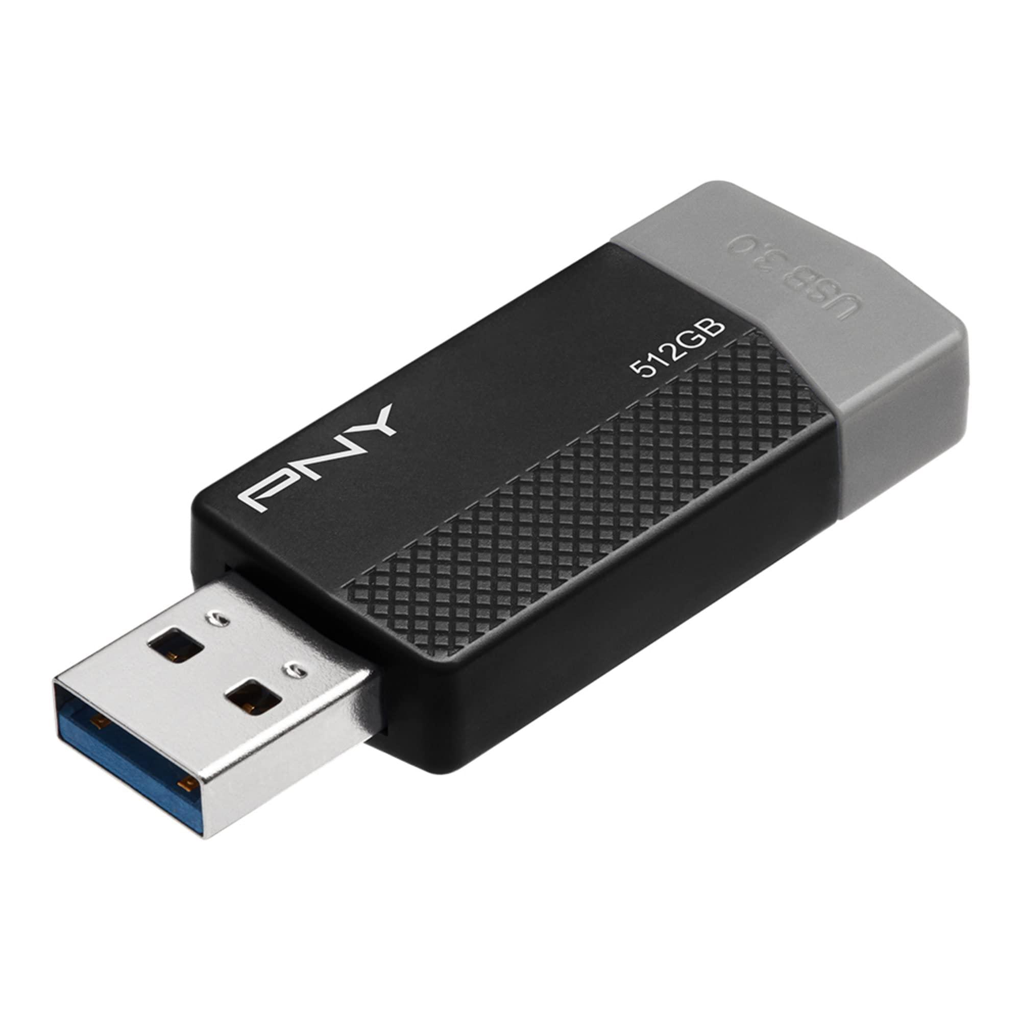 PNY PNY USB 3.0 Flash Drive, 512GB, Black