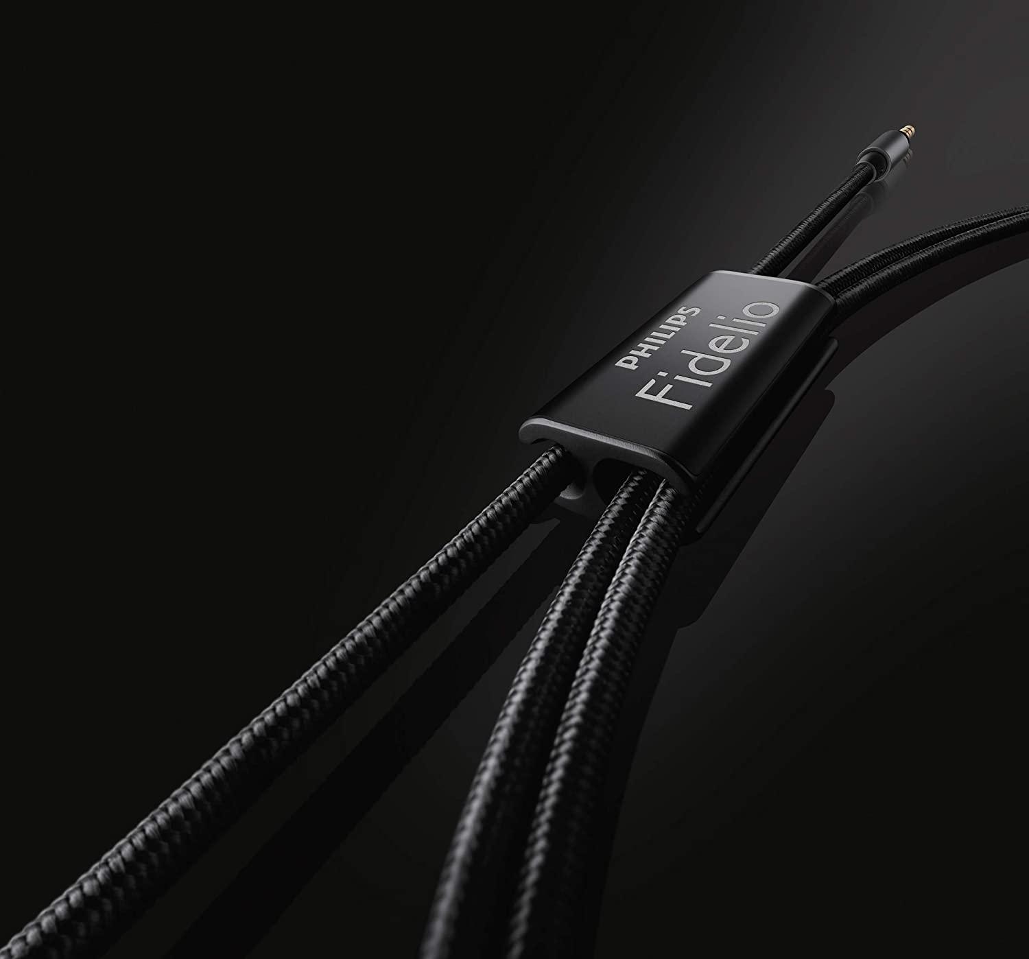 Philips Audio PHILIPS Fidelio X2HR Over The Ear Open Back Wired Headphone 50mm Drivers- Black Professional Studio Monitor Headphones with Detachable Cable