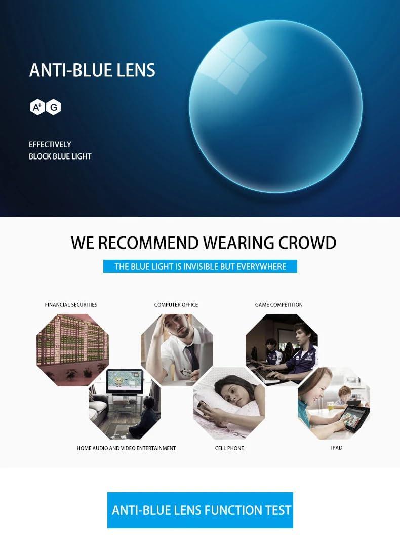 SALO MOON OPTIC SALO MOON OPTIC Anti-Reflective Reading Glasses with Blue Light Blocking Technology Ideal for Gaming and Computer Work (TRANSPARENT PINK)