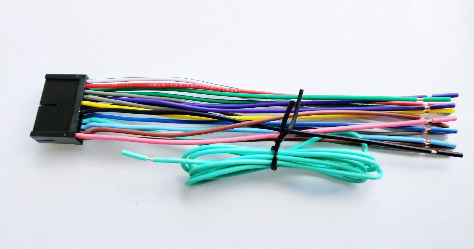 DirectNine Basics 20 Pin Auto Stereo Wiring Harness Plug for BOSS Audio Systems BVCP9675A Car Multimedia Player