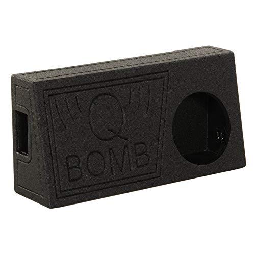 Q Power Q Power QBomb Single 10 Inch Vented Subwoofer Sub Box with Black Bedliner Spray