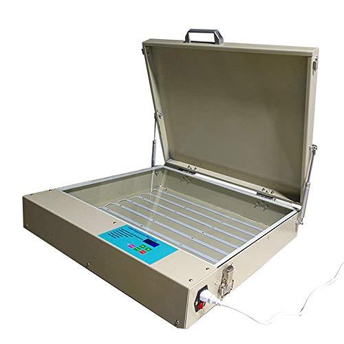 H-E H-E 220V/110V 20\" x 24\" 80W LED UV Exposure Unit Tabletop Precise Screen Printing Exposure Equipment for Plate-Making (220V)