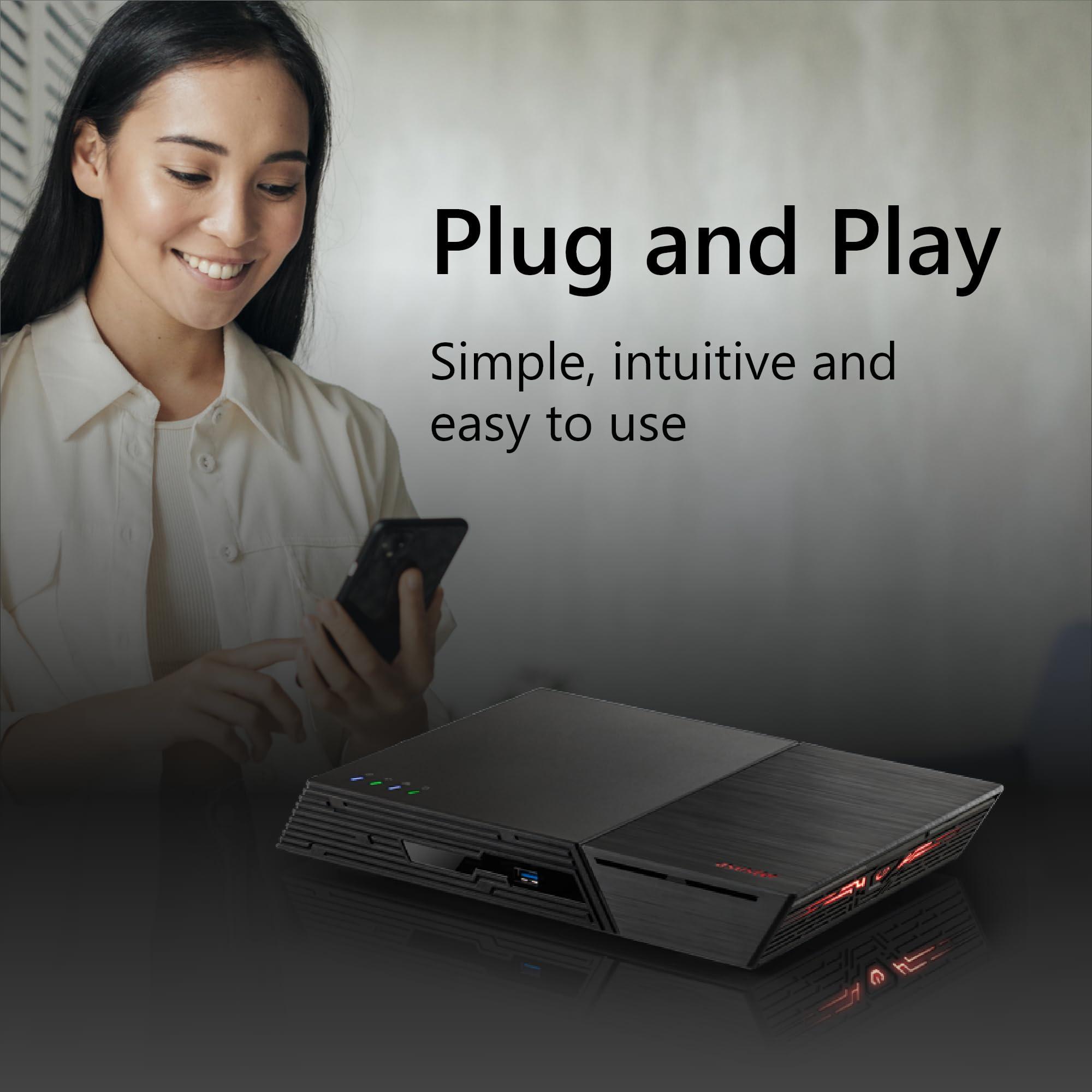 Asustor Asustor FLASHSTOR 6 Gen2 FS6806X, 6 Bay All M.2 SSD NAS Storage, AMD Ryzen Quad Core 2.3GHz, 8GB RAM DDR5, 6 M.2 SSD Slots, 10GbE Port, USB4 Type-C, Network Attached Storage (Diskless)