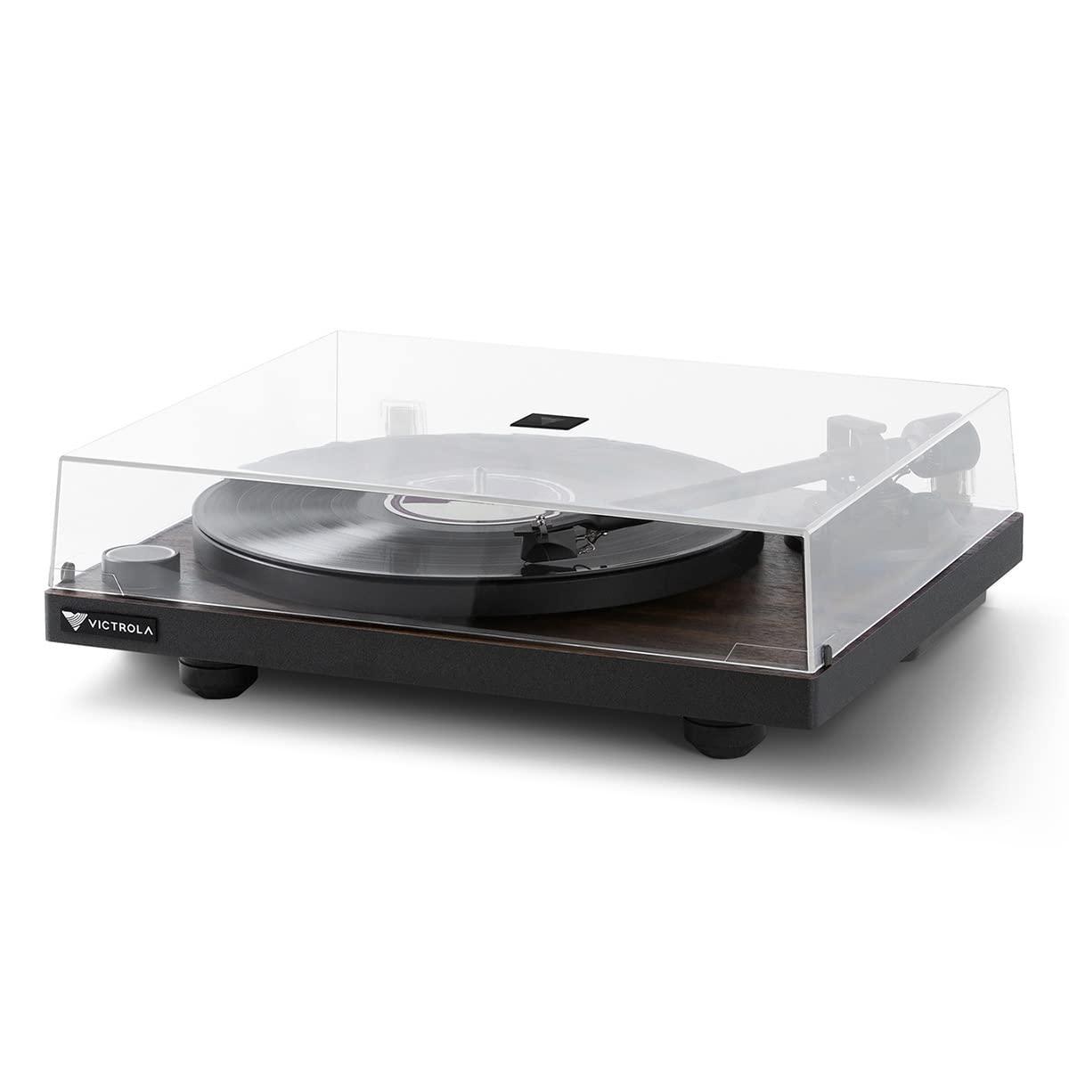Victrola Victrola Premiere T1 Turntable - Sleek, Modern Vinyl Record Player, 33-1/3 & 45 RPM Vinyl Records & LPs, Built-In Bluetooth 5.0, Stereo RCA Output, Phono Preamp Output