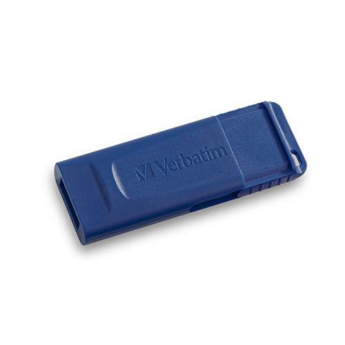 Verbatim Verbatim 8GB USB 2.0 Flash Drive - Cap-LESS & Universally Compatible - Blue - 97088