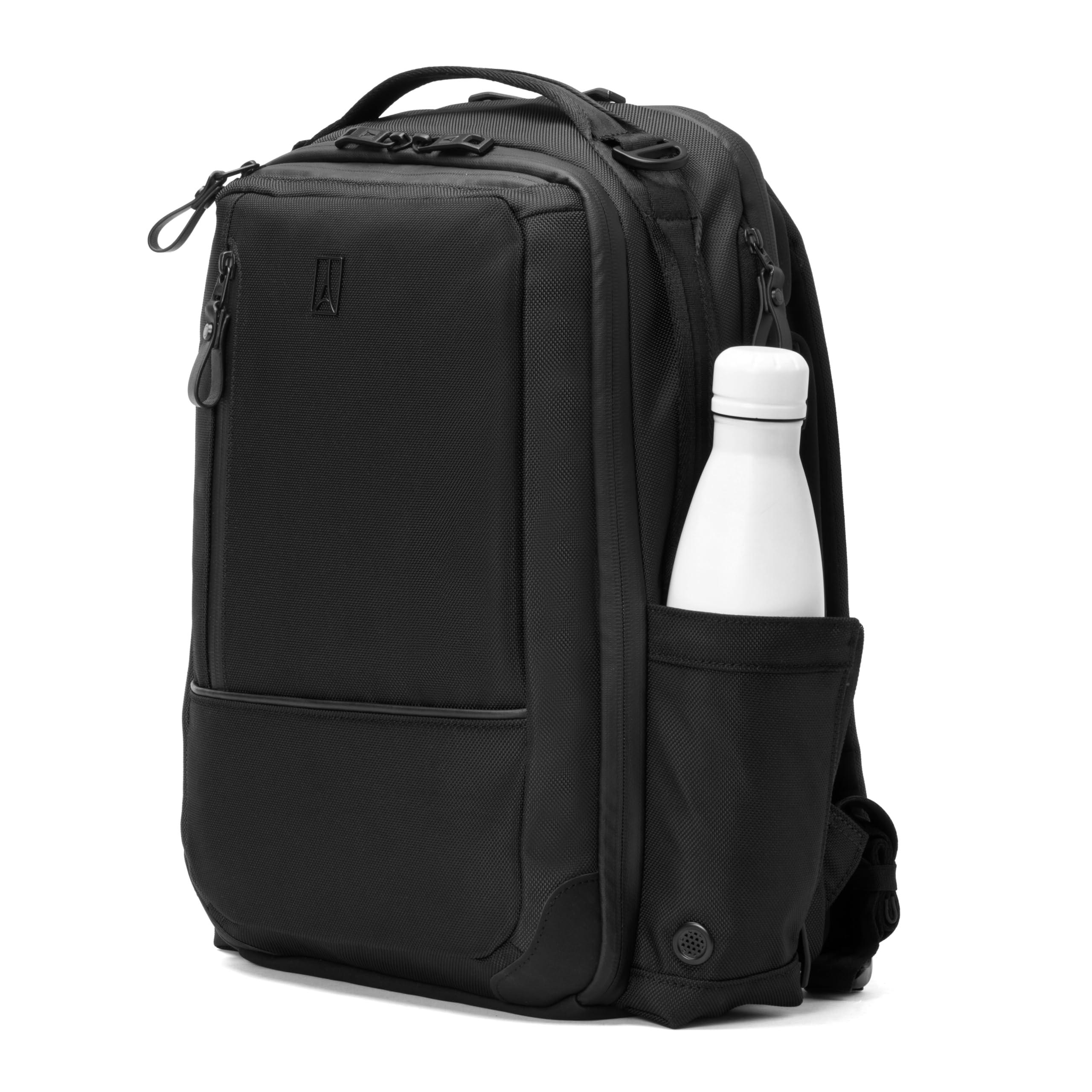 Travelpro Travelpro Altitude Slim Expandable Travel Laptop Backpack 20-24L, 16 Inch Laptop, Water Resistant, Work, Business, Men and Women, Jet Black