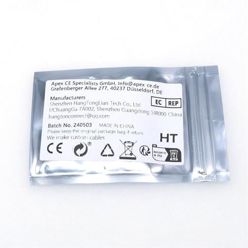 HangTon HangTon 5pack HDMI 2.0 Coupler Panel Socket Weatherproof Connector Bulkhead Feed Through, Circular Inline Cable Female to Female Extension