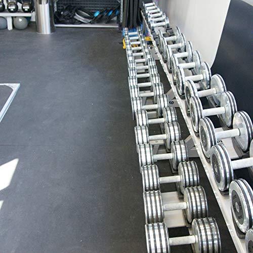 Rubber-Cal Rubber-Cal Elephant Bark Flooring, Black, 3/8-Inch x 4 x 11-Feet