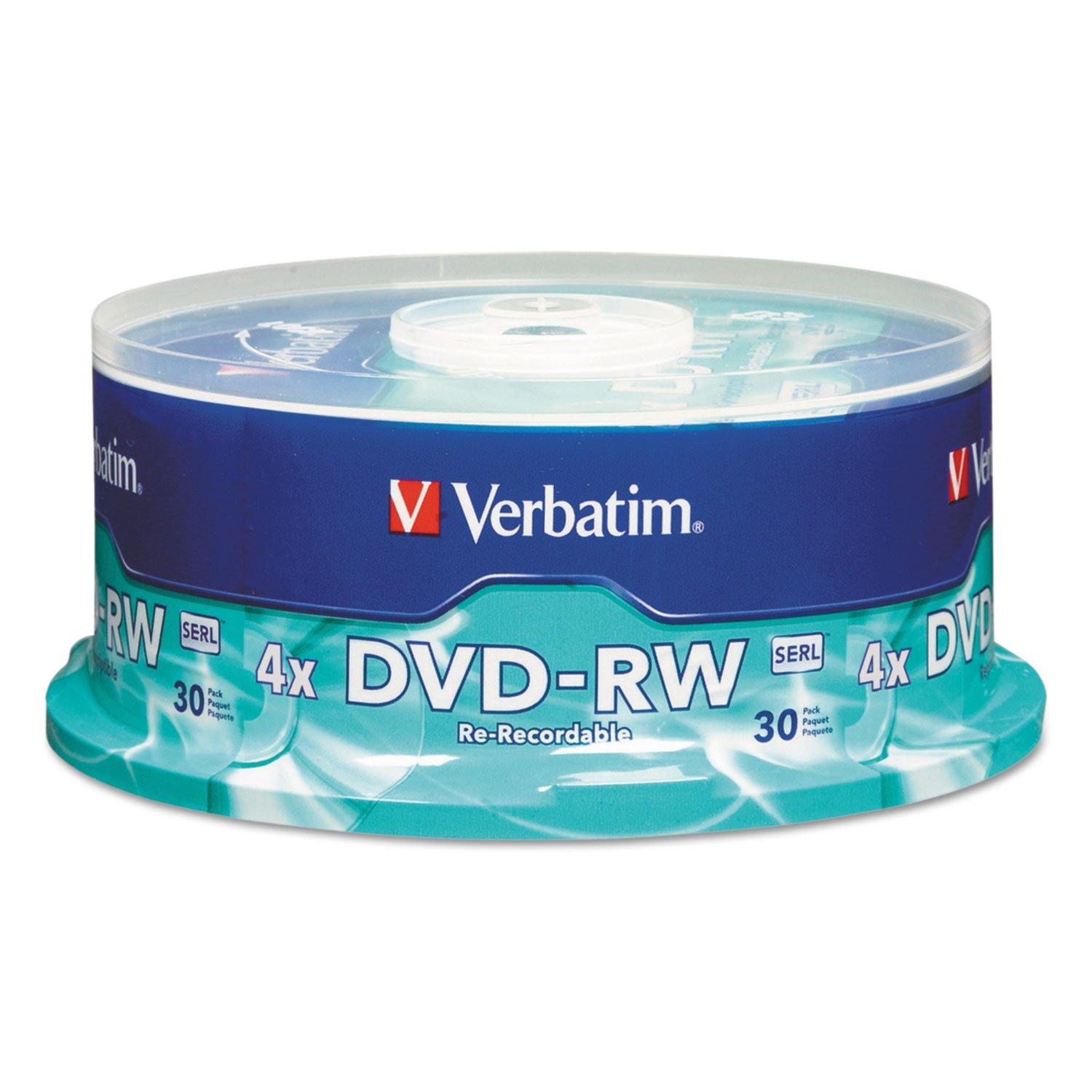 Verbatim Verbatim DVD-RW 4.7GB 4X 30/PK Spindle VER95179
