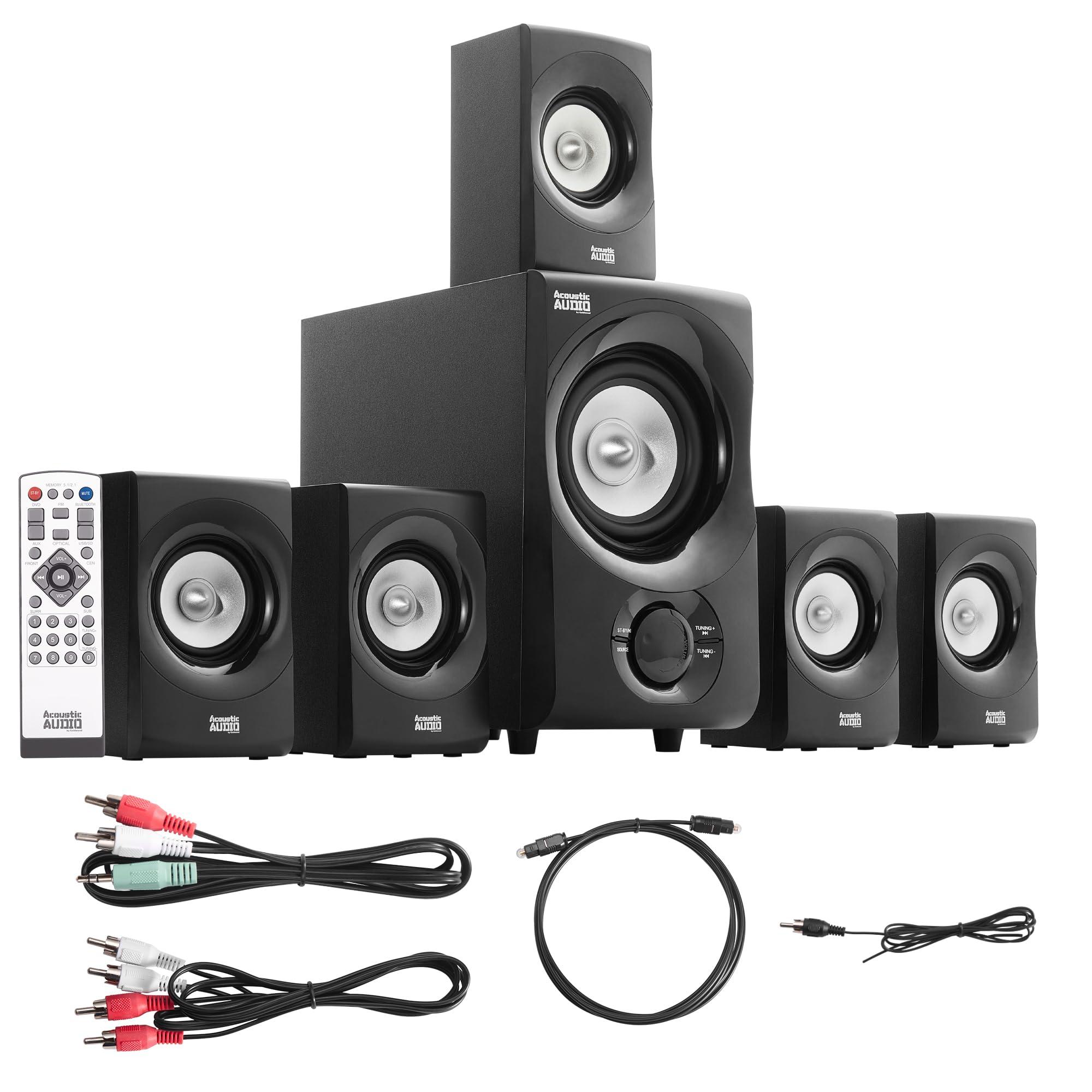 Acoustic Audio by Goldwood Acoustic Audio AA5171 5.1 Surround Sound Bluetooth Home Entertainment System