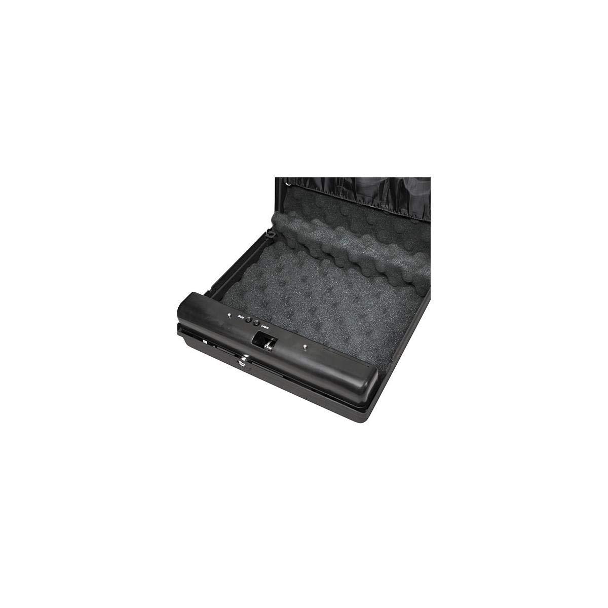 GunVault GunVault MicroVault XL Portable Handgun Safe with Patented No-Eyes Keypad and Security Cable (2 Pistol Capacity)