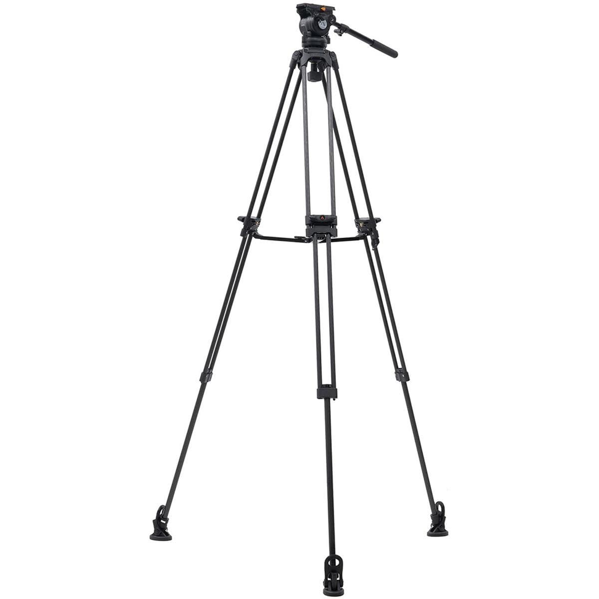 Ikan Ikan E-Image EG05C2 3-Section Carbon Fiber Tripod with GH05 Fluid Video Head and Mid-Level Spreader