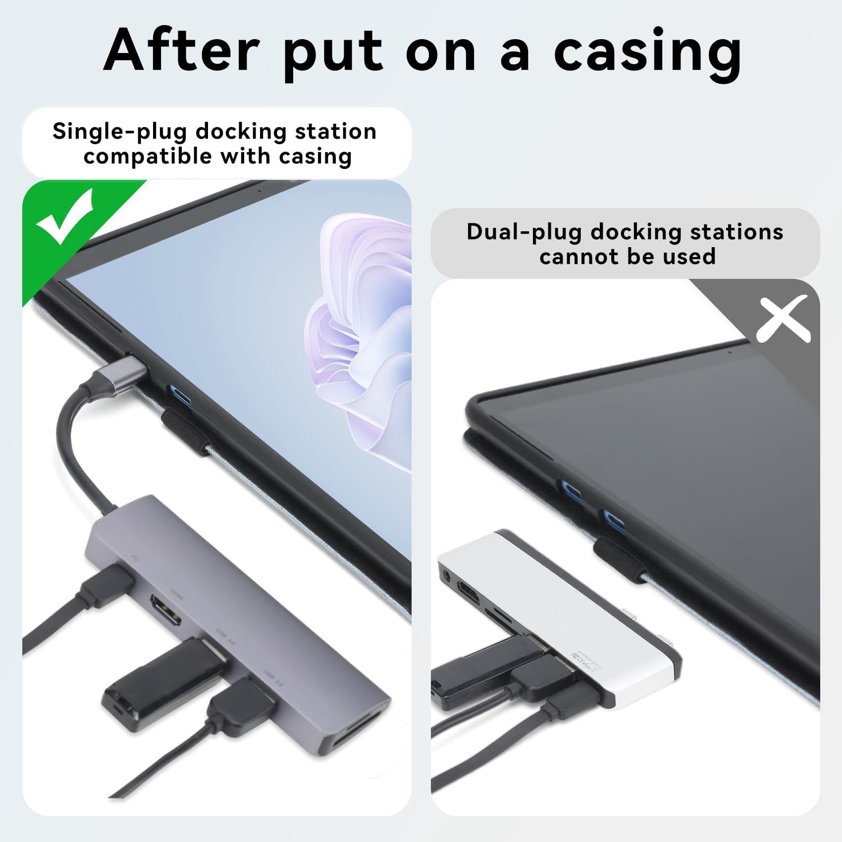 Omnpak Omnpak Microsoft Surface Pro 11/10/9 Case, Lightweight Protective, Multiple Angle, Stylus Holder, Designed for Surface 11th Edition AI 2024/Pro 9 5G 13" 2022, Compatible with Type Cover Keyboard