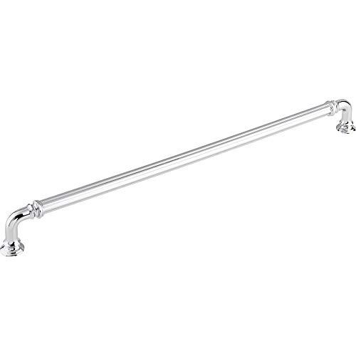 Top Knobs Top Knobs TK326PN Chareau Collection 12 Inch Reeded Pull, Polished Nickel