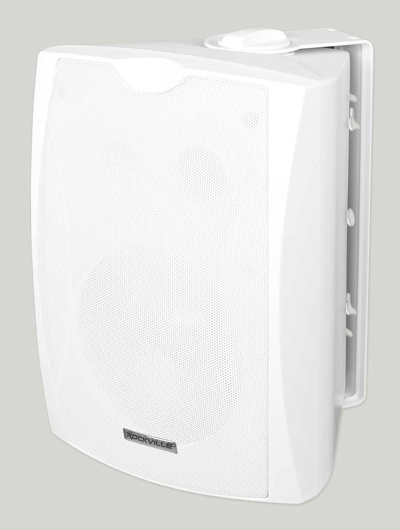 Rockville Rockville 4 WET-6W 70V 6.5" IPX55 White Commercial Indoor/Outdoor Wall Speakers