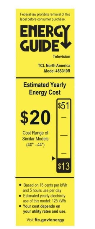 TCL TCL 43S310R 43" Class S Class (1080p) FHD LED Smart TV with Roku TV (Renewed)