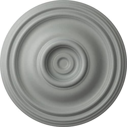 Ekena Millwork Ekena Millwork CM14TR Traditional Ceiling Medallion, 14 3/4"OD x 1 3/4"P (Fits Canopies up to 4"), Factory Primed