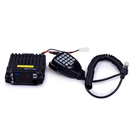 QYT QYT KT-8900D Mobile Transceiver 25W VHF 144-148MHz UHF 420-450MHz Dual Band Quad Standby Mini Car Radio