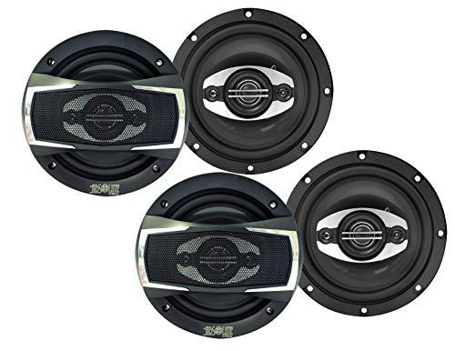Absolute Absolute USA 4 X SP654 Series 6.5" 4 Way Car Speakers 500 Watts Max Power