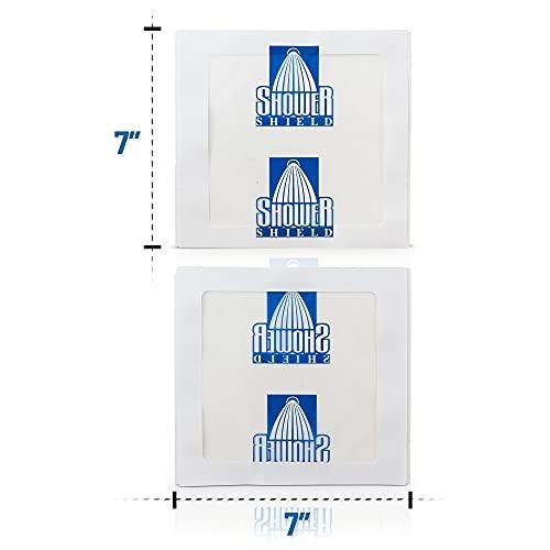 Shower Shield Shower Shield Catheter Cover for Shower  7 x 7 Inch, 1 Week Supply Dialysis Port Cover, Prevents Water Damage, Keeps Dressed Wounds Dry  Disposable, Waterproof, Transparent