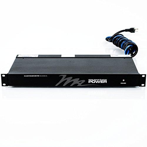 Middle Atlantic 15 Amp Unswitched Power Distribution, Extra-Short 8 Outlet Finish: Flat Black Powder Coat