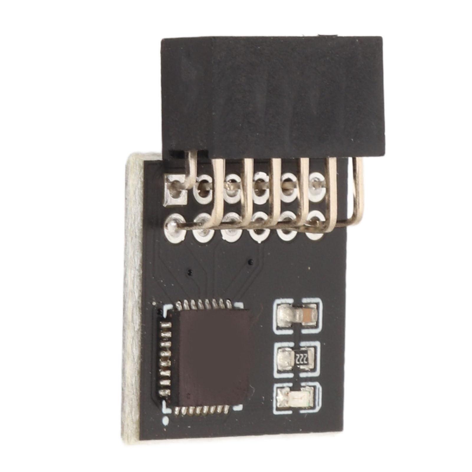 Gearwell TPM 2.0 Module, 12Pin SPI Interface Reliable Replacement SPI Module for WIN11 System for MSI Motherboard DDR4 Memory