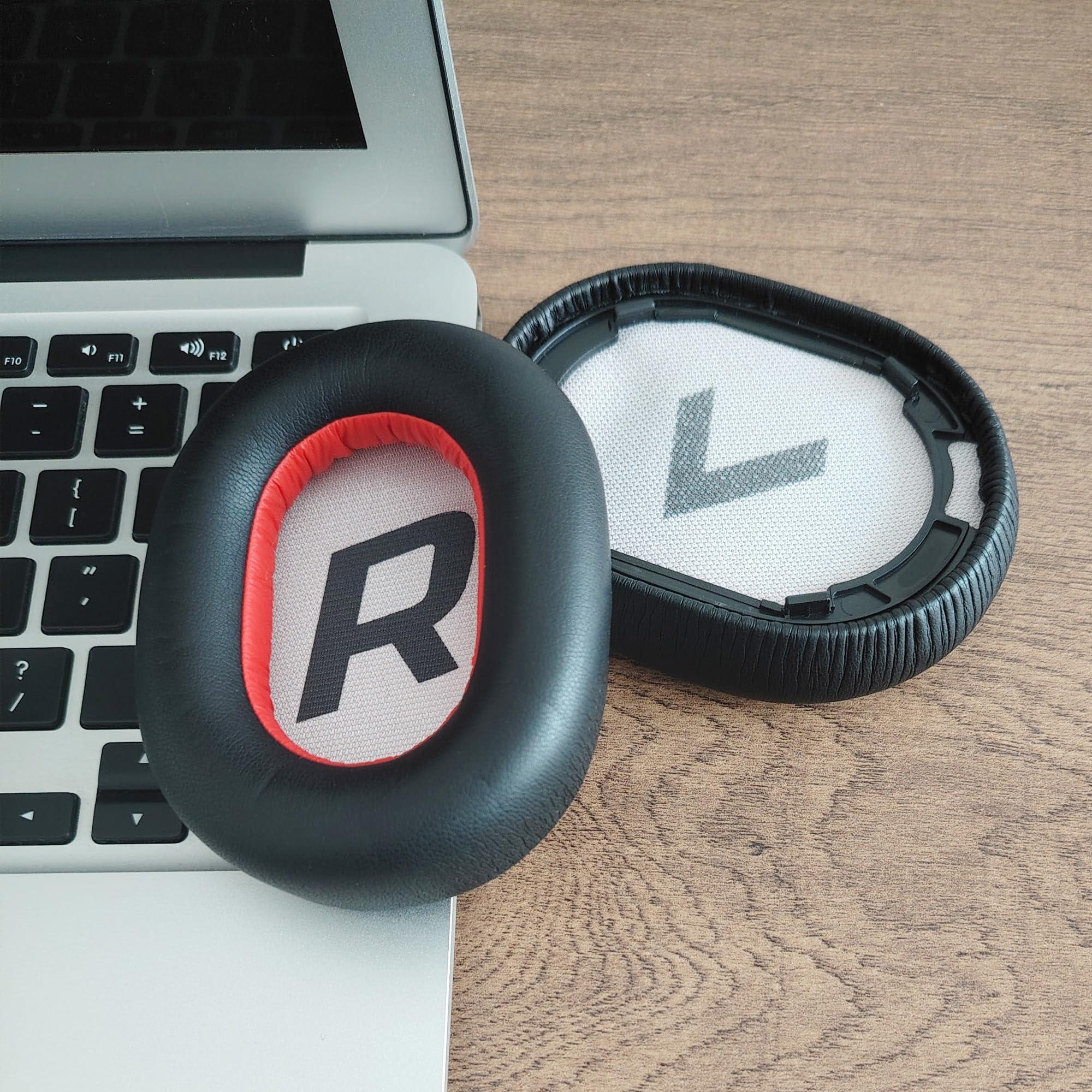 ACCOUTA Professional Replacement Earpads Cushions Compatible with Plantronics Voyager 8200 UC/Backbeat Pro2 Stereo Bluetooth Headphones Ear Pads with Softer Protein Leather/Memory Foam