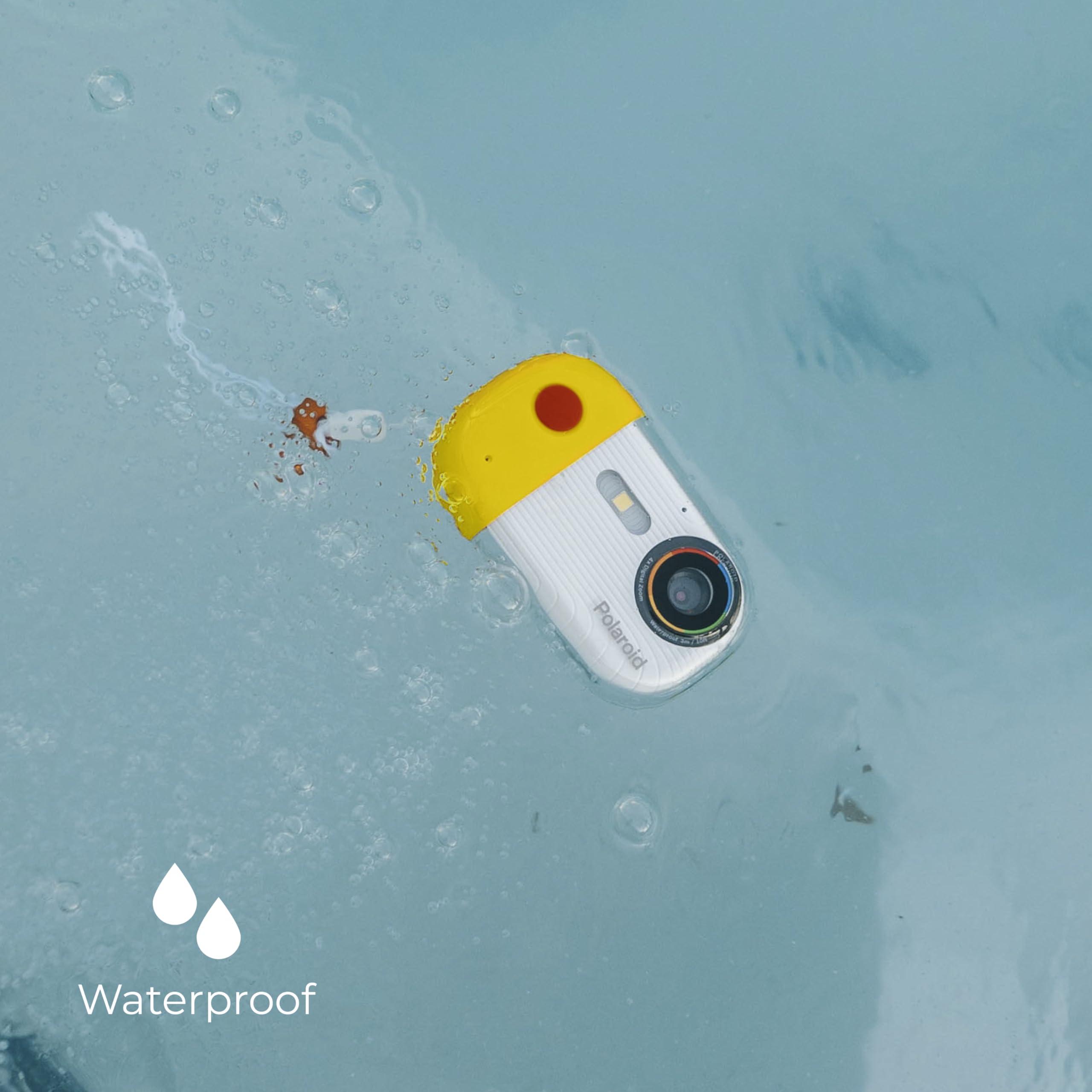 Sakar Polaroid Underwater Camera 18mp 4K UHD, Polaroid Waterproof Camera for Snorkeling and Diving with LCD Display, USB Rechargeable Digital Polaroid Camera for Videos and Photos