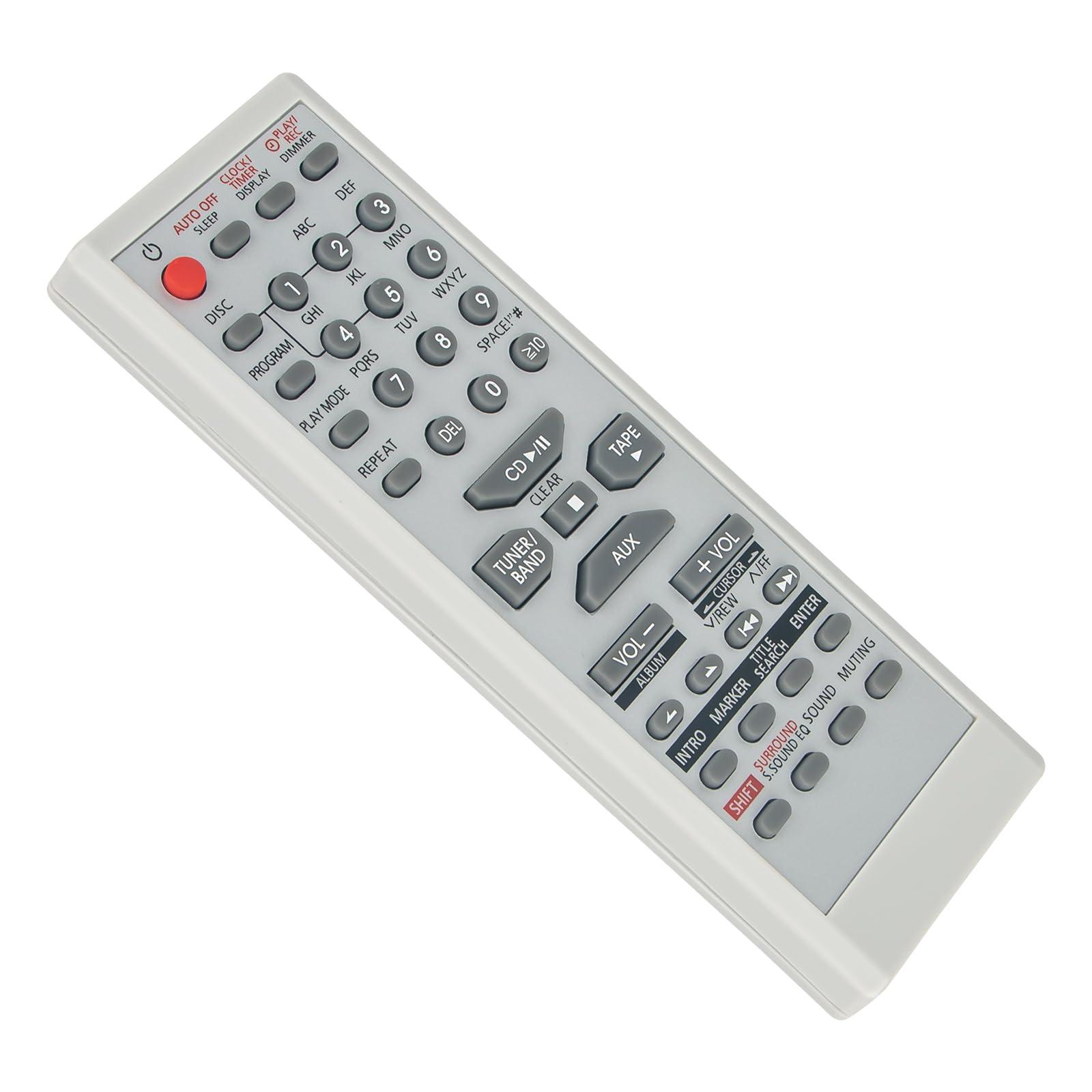 PERFASCIN EUR7711150 PERFASCIN Replace Remote Control Fit for Panasonic Audio System SAPM19 SAPM193 SAPM19P SCPM19 SCPM19K SAPM193P RTEUR7711150