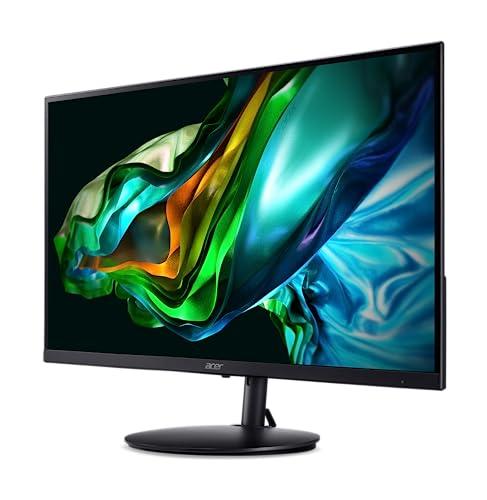 acer Acer SH242Y Ebmihux 23.8" Full HD 1920 x 1080 Home Office Ultra-Thin Monitor AMD FreeSync 1ms VRB 100Hz Zero Frame Height Adjustable Stand with Swivel & Tilt (USB Type-C & HDMI 1.4 Ports)