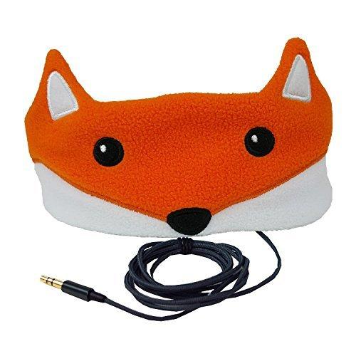 CozyPhones CozyPhones Kids Headphones Volume Limited with Thin Speakers & Super Soft Fleece Headband - Perfect Toddlers & Children\'s Earphones for Home, School & Travel - Fox