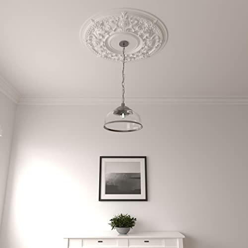 Ekena Millwork Ekena Millwork CM32JA Jackson Ceiling Medallion, 32 3/4"OD x 2 1/2"P (Fits Canopies up to 13 1/2"), Factory Primed
